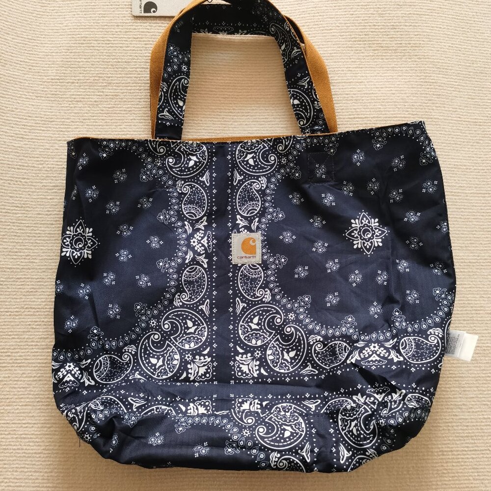CARHARTT BANDANA TOTE BAG REVERSIBLE